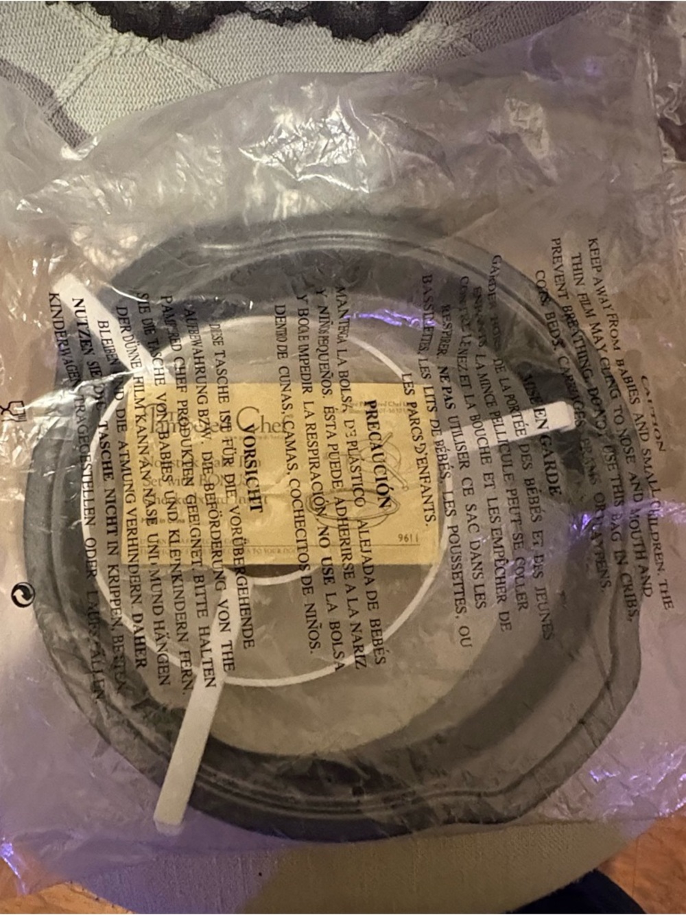 New NIP Pampered Chef Nonstick Cake Pan With Checkerboard Insert 9611